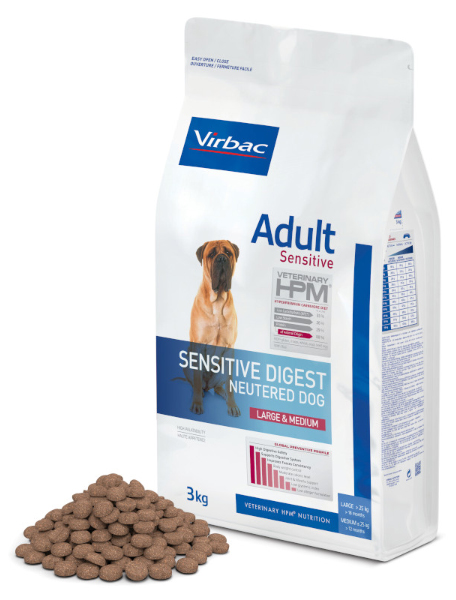 HPM Neutered Dog large en medium sensitive Digest