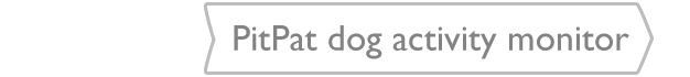 Navigatiebutton PitPat Dog Activity Monitor