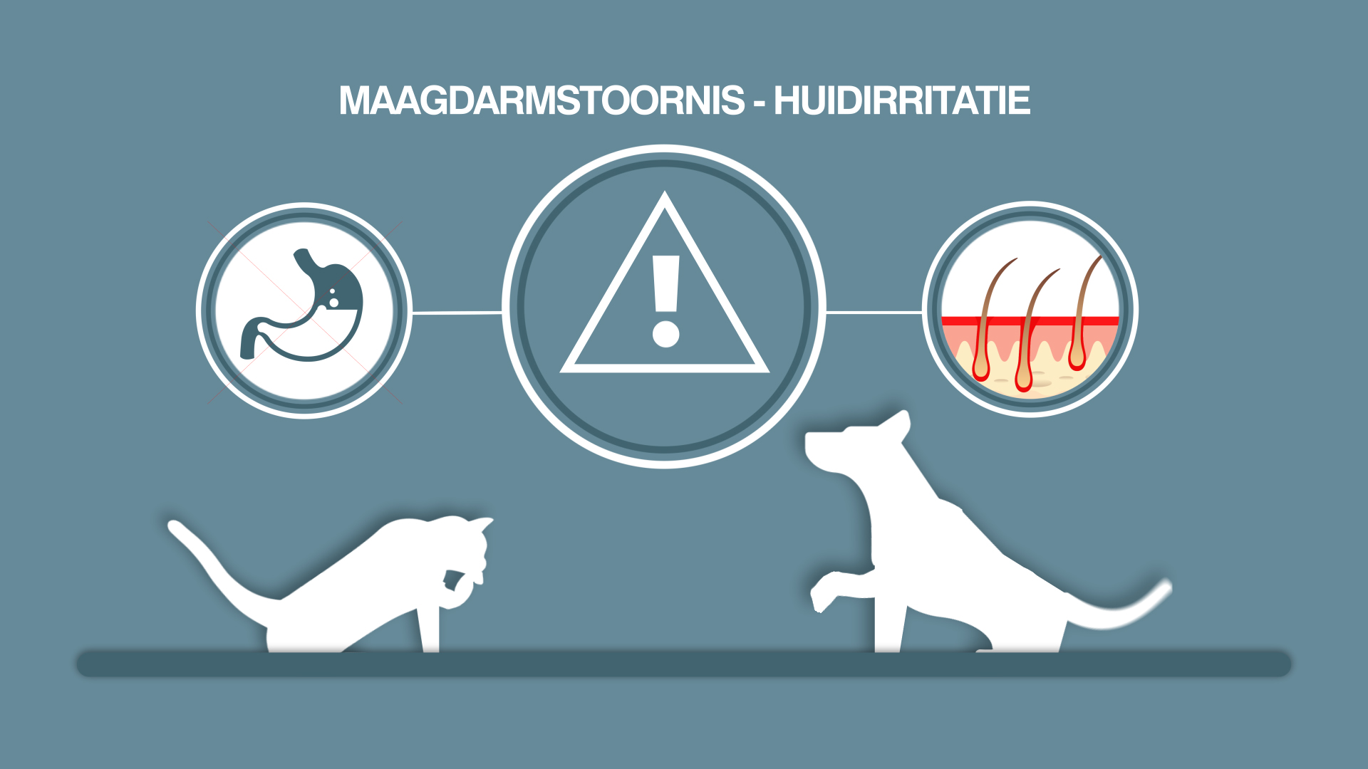 maagdarmstoornissen en huidirritatie